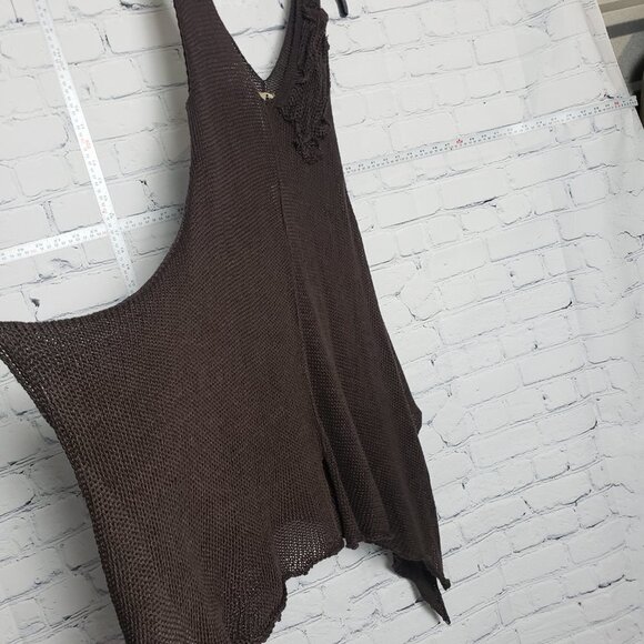 JWA Hand Knit Tank with embellishments NWT size Medium one of a kind unique - Picture 4 of 10